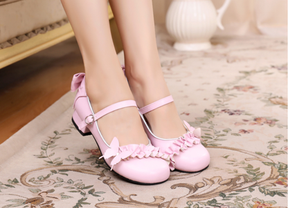 Sosic - Stand Still and Don't Fly - Daily Sweet Lolita Round Toe Handmade Shoes