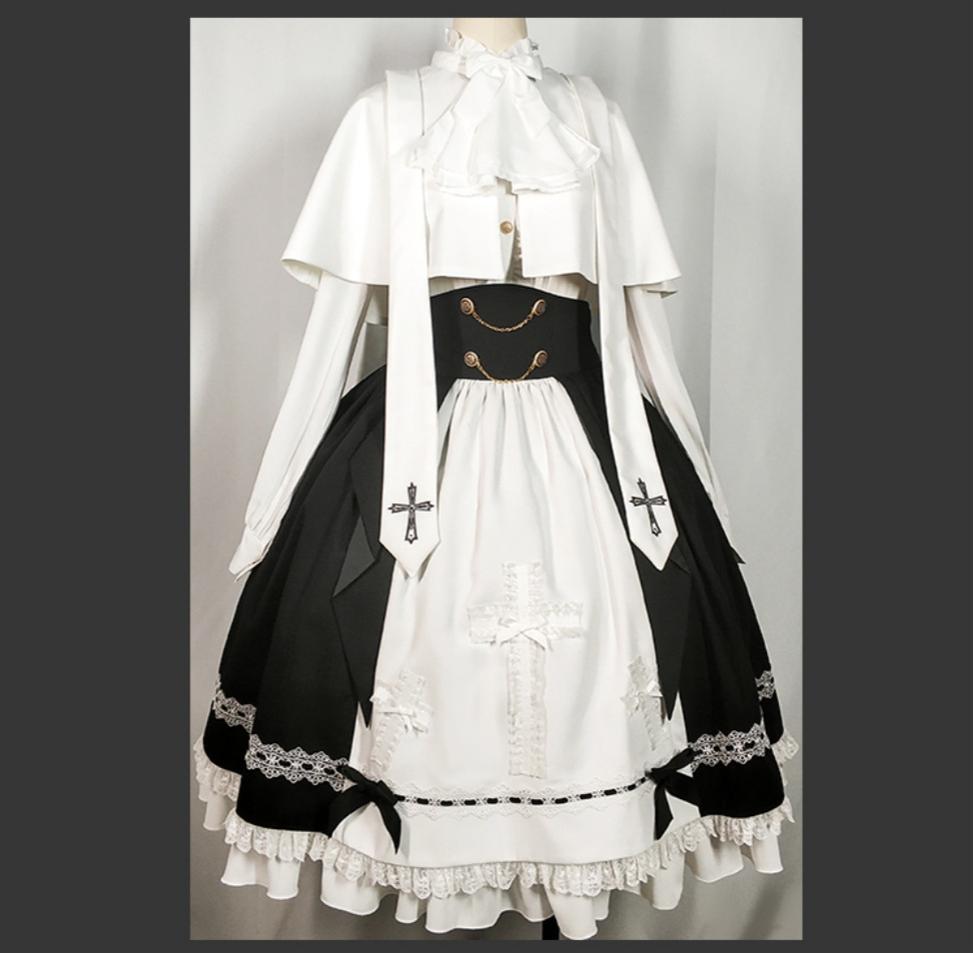 CastleToo - Holy Academy - Gothic Lolita Prince Skirt Set