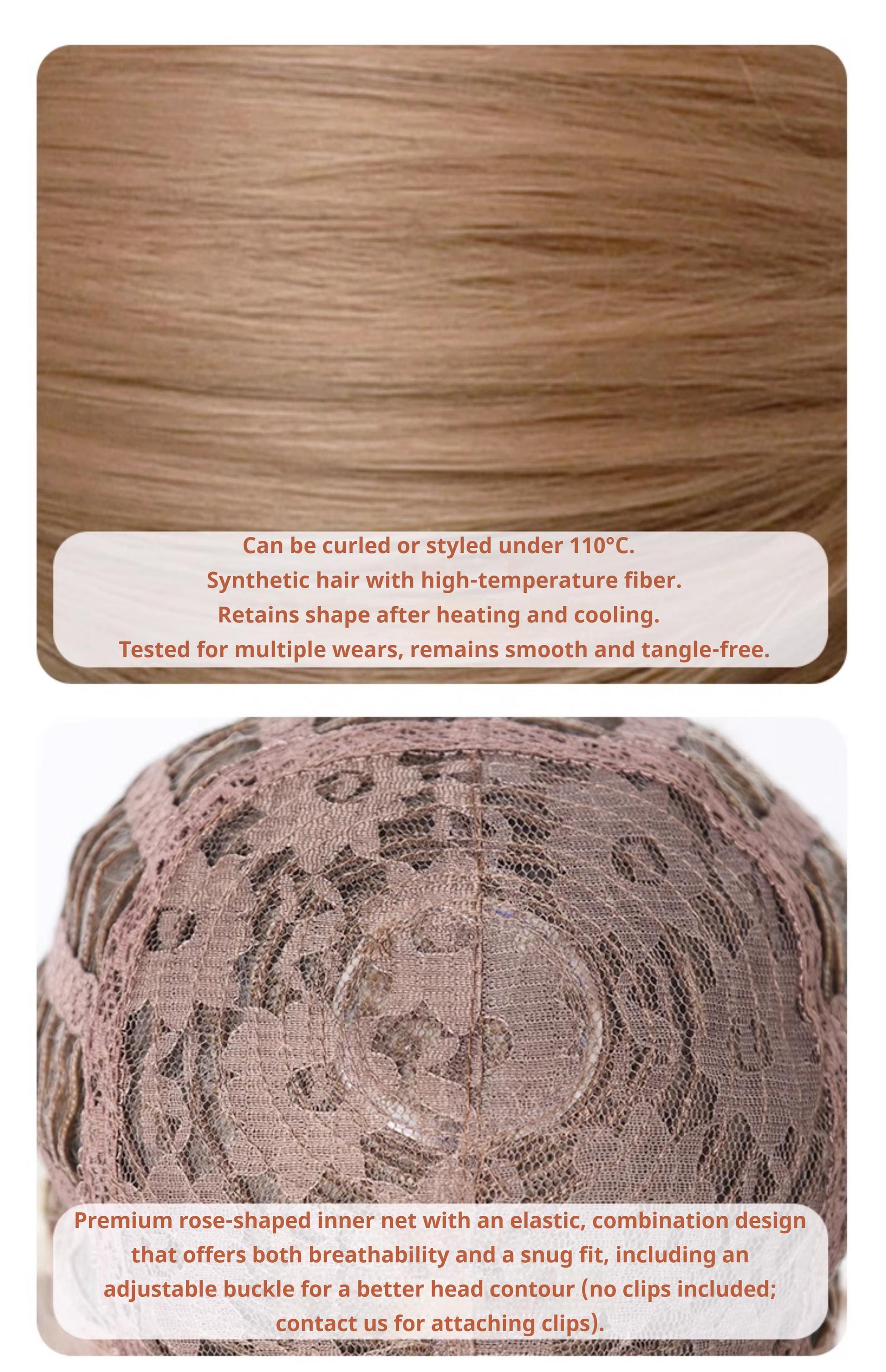 Sinwavy - Vintage Lolita Wig Double Ponytail Roman Roll Hair