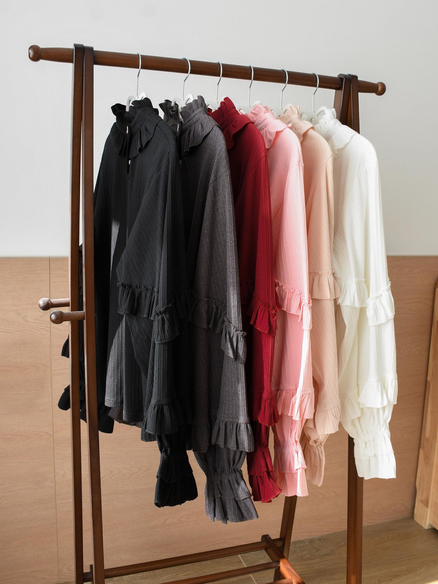 MIST - First Snow - Sweet Lolita Sweater Winter Puff Sleeve Knitting Innerwear