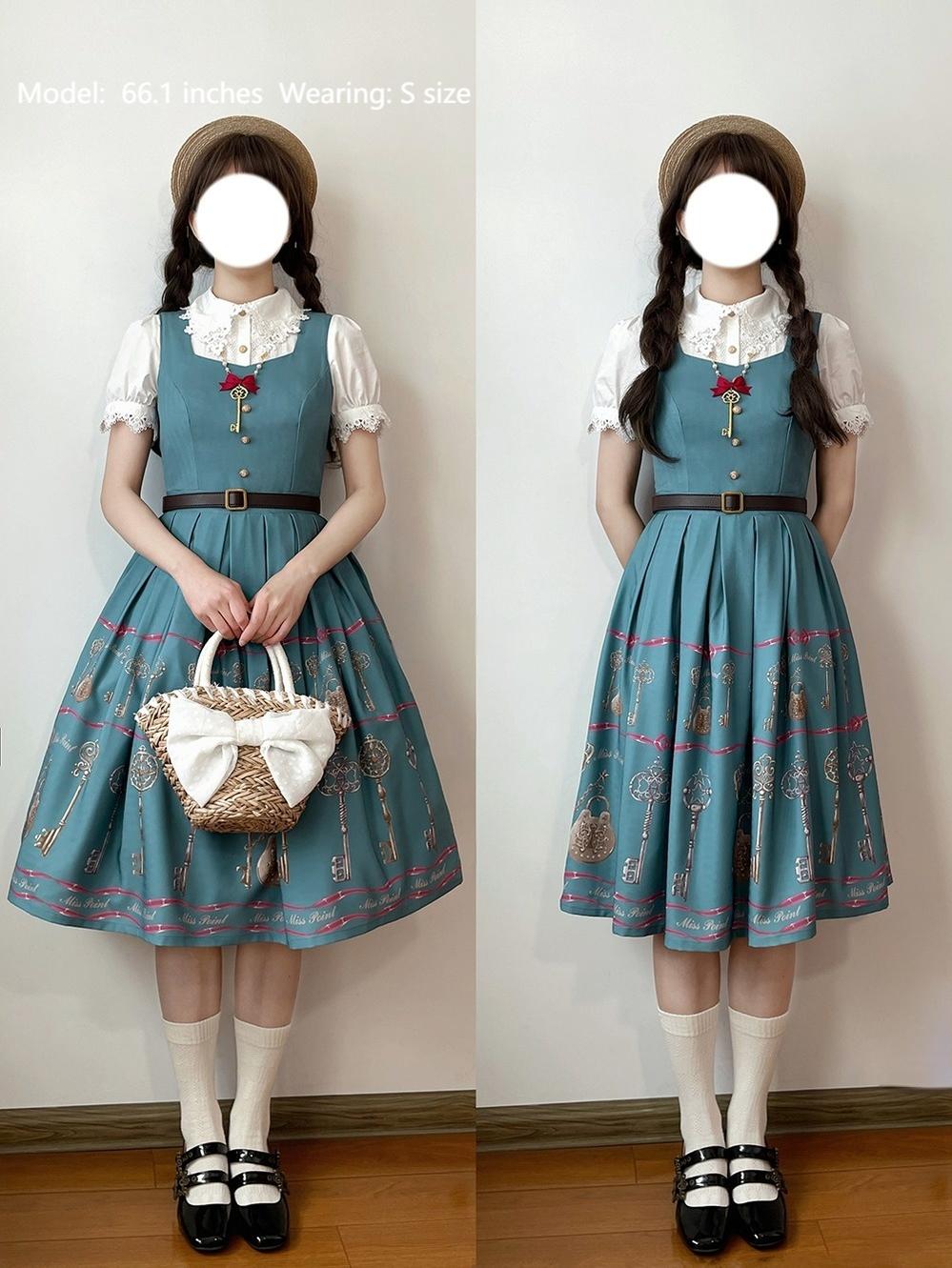 Miss Point - Antique Key - Elegant Lolita JSK Retro Lolita Dress