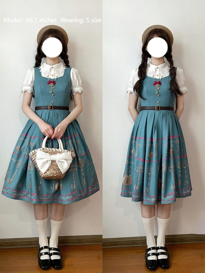 Miss Point - Antique Key - Elegant Lolita JSK Retro Lolita Dress