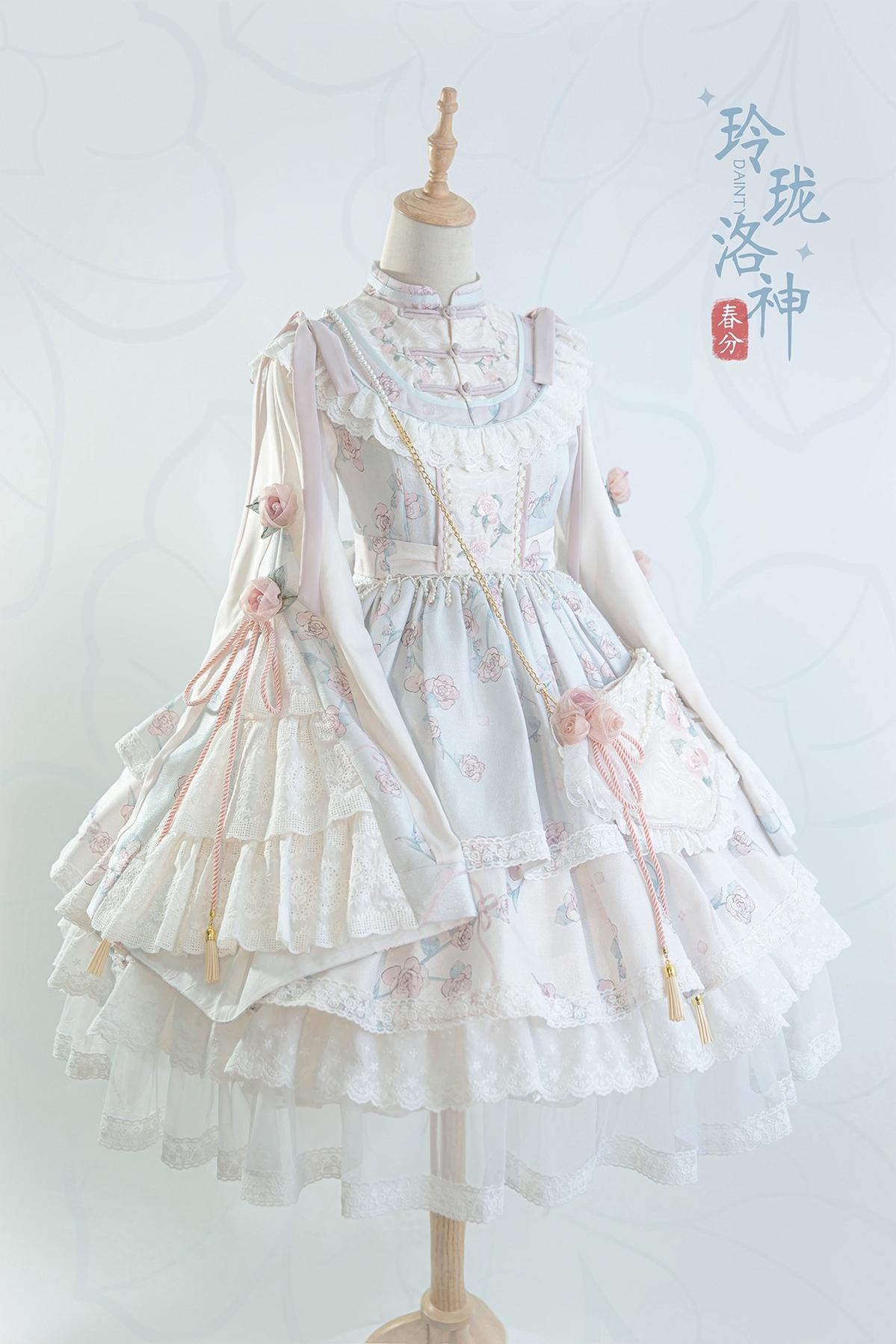 Bramble Rose - Exquisite Luo Shen - Qi Lolita OP Dress Chinese Style Lolita JSK