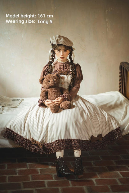 Miss Point - Classic Lolita JSK Customized Stripe Lolita Dress