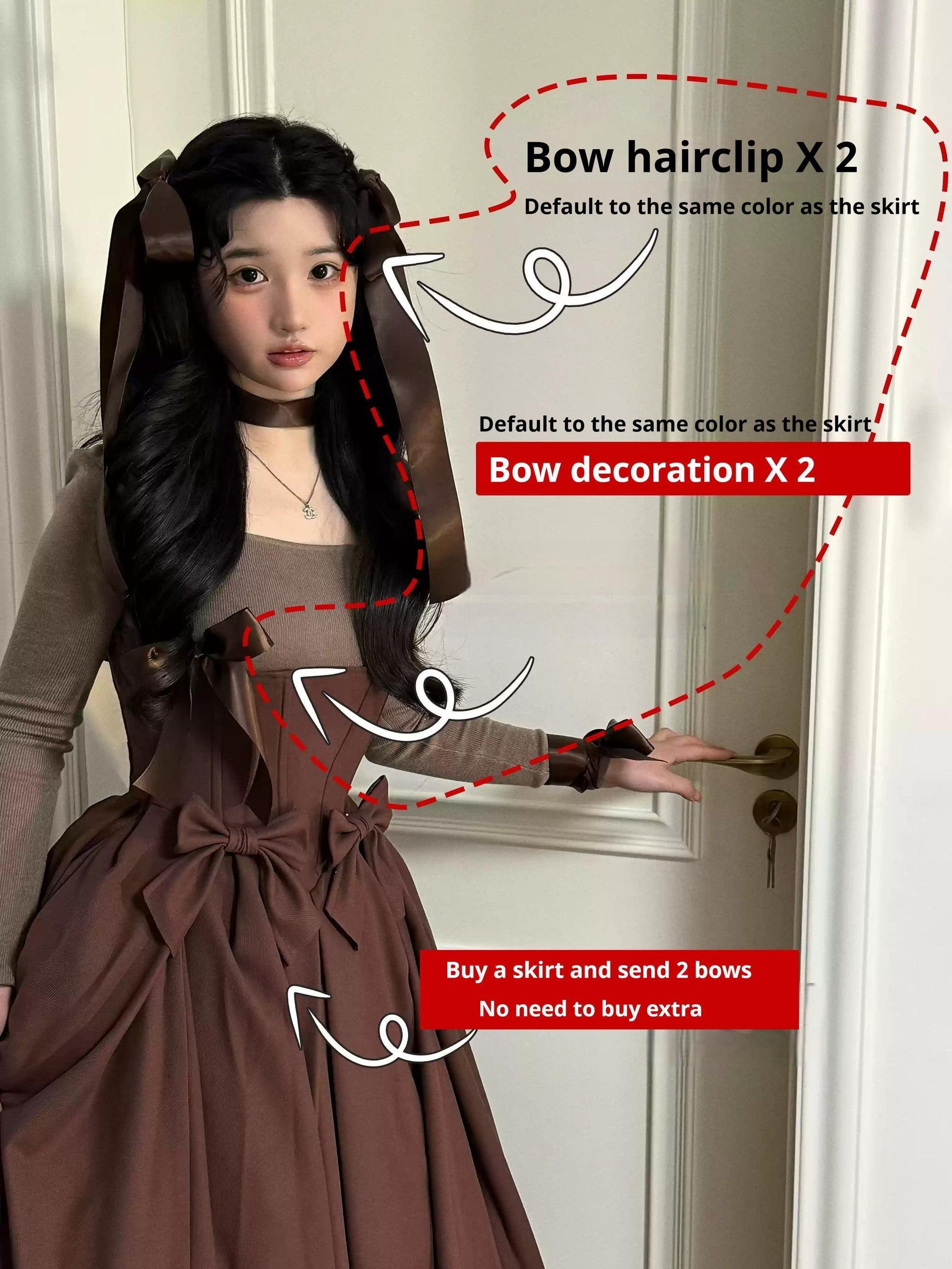 Sweet Wood - Margaret - Plus Size Lolita Dress Suit Solid JSK