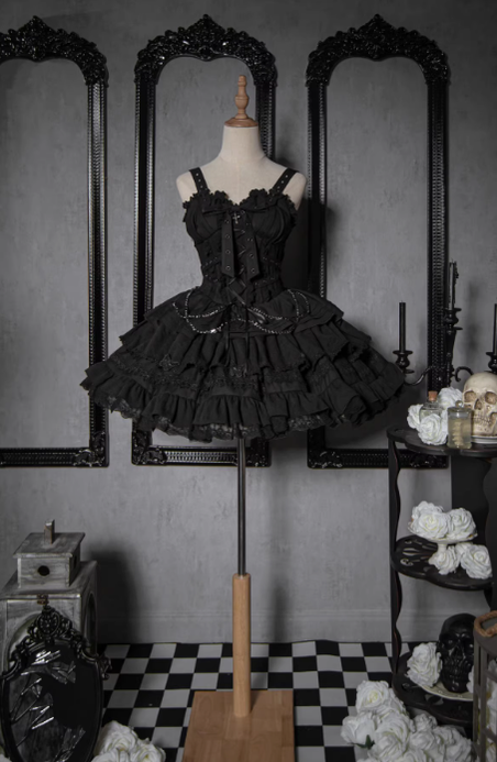 OCELOT - Contract Cross - Gothic Sweet Lolita Short Dress