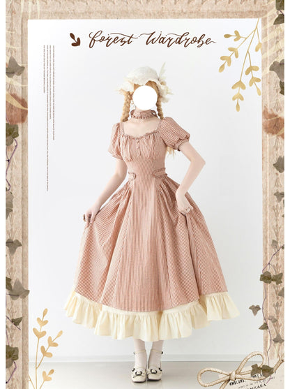 Forest Wardrobe - Chantilly Forest - Classic Lolita OP Dress With Square Neck & Underskirt