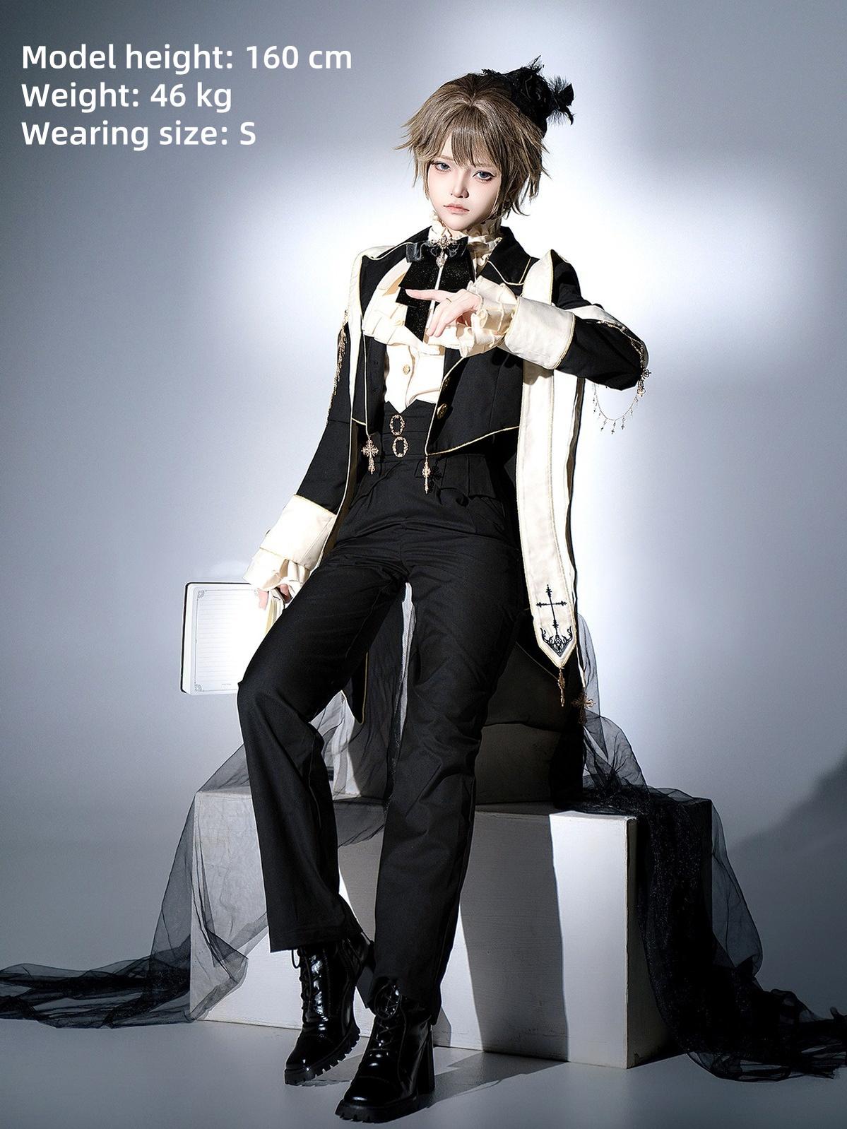 Designer's Gift - Ouji Lolita Shirt Suit Gothic Lolita Pants Set