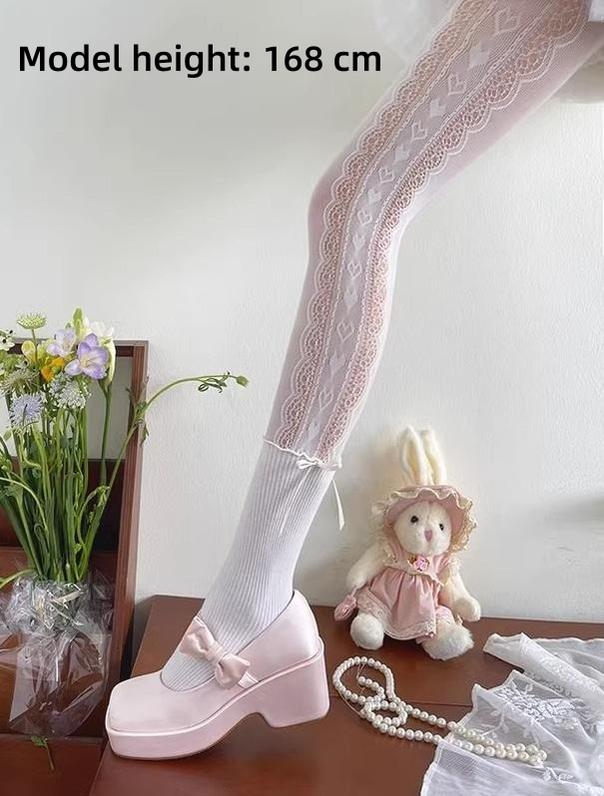 WAGUIR - Sweet Lolita Lace Patchwork Pantyhose