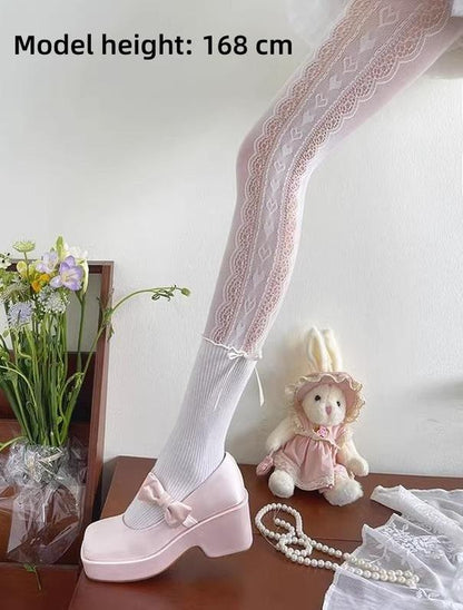 WAGUIR - Sweet Lolita Lace Patchwork Pantyhose