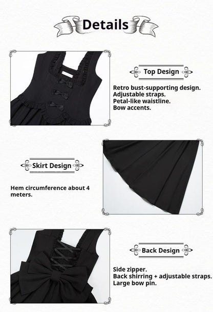 With PUJI - Silent Whisper - Classic Lolita Bust-supporting Long Dress, Shirt