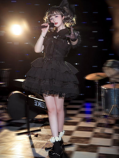 DMFS Lolita - Summer Short Sleeve Cotton Lolita Blouse