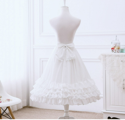Manyiluo - Elegant Lolita A-type Carmen Adjustable Hoop Petticoat