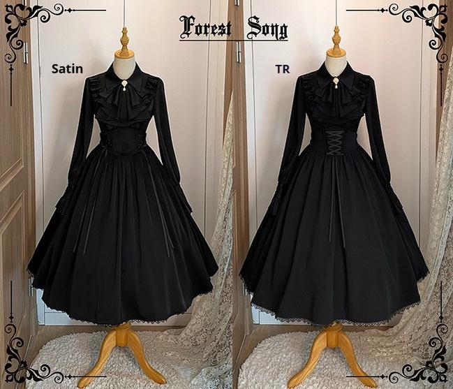 Forest Song - Astris - Classic Lolita SK Double-sided Wearing Fishbone Skirt