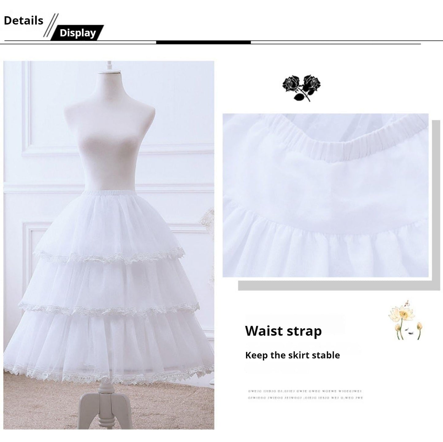 Motadalu - Magic Petticoat - Wedding Lolita Petticoat Violence Fishbone Lolita Petticoat