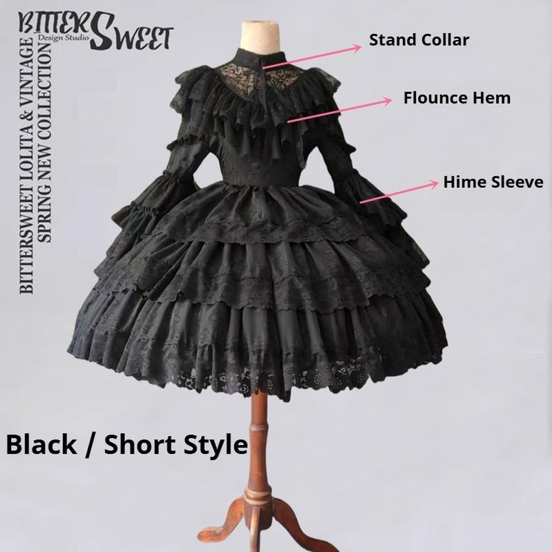 Teddy Bear - Halloween Gothic Wedding Lolita OP Dress