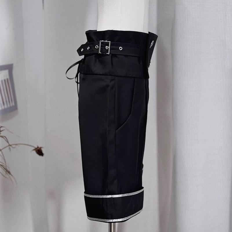 CastleToo - Rules of the Otherworld - Gothic Ouji Lolita Shorts Set with Embroidery Jacket