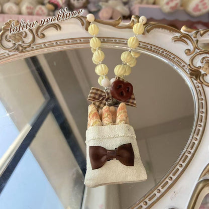 Bear doll - Kawaii Handmade Resin Lolita Necklace