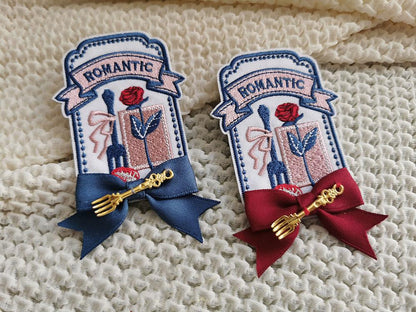 Miss Point - Berry Rose Lolita Accessories Collection KC Beret Necklace