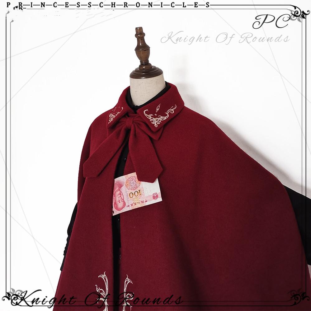 Princess Chronicles - Medieval Ouji Lolita Embroidered Cape