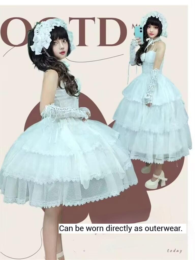 Teddy Bear - 27.6 (70 CM) Adjustable Wedding Lolita Petticoat"