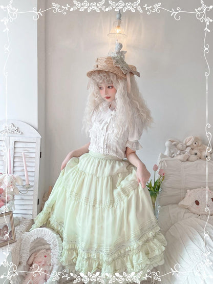 Tiny Garden - Swallowtail Butterfly - Elegant Lolita Salopette Multicolors