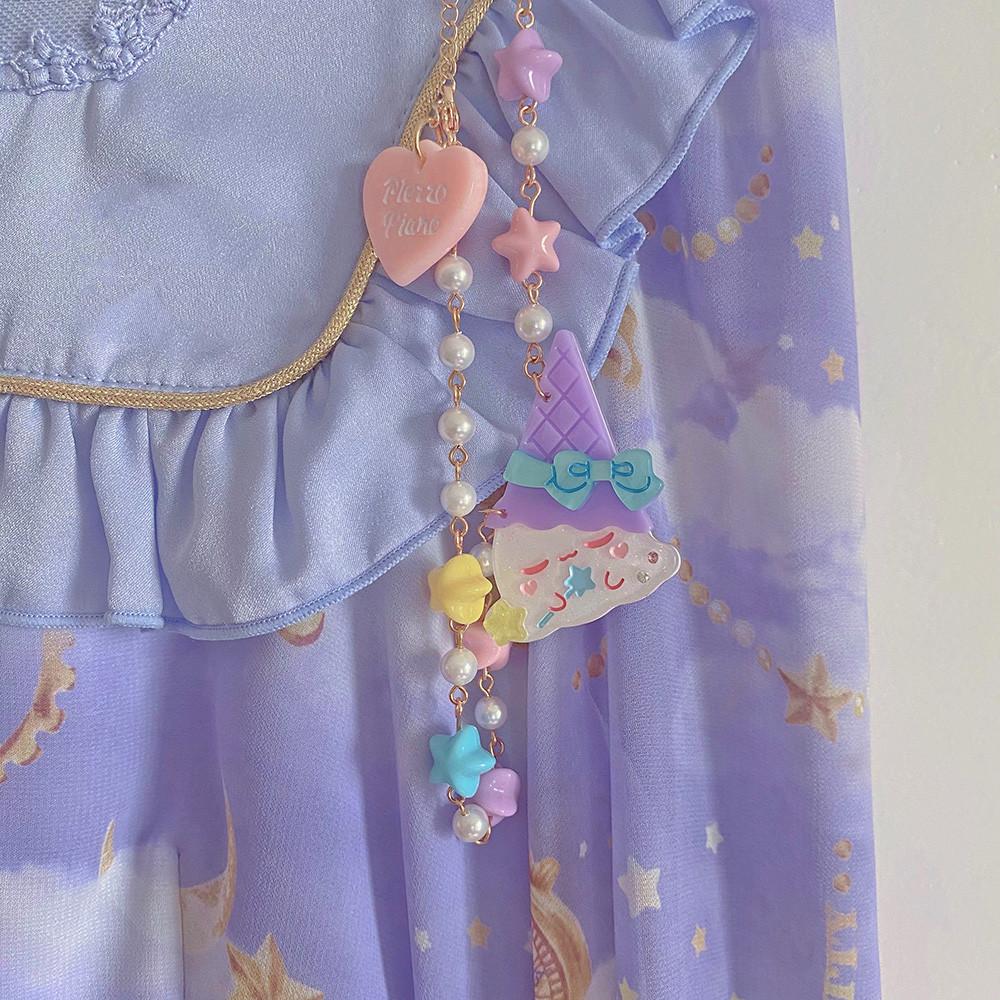 Halloween Alice - Halloween Ice Cream Sweet Short Necklace