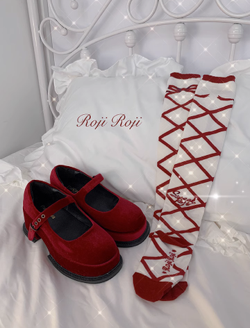 Roji Roji - Sweet Lolita Cotton Mid-Calf Socks