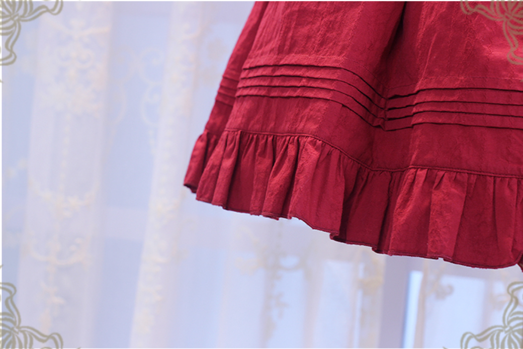 Chess Story - Vintage Lolita Long Sleeve OP Dress