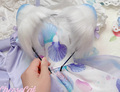 Cheese Cat - Sweet Lolita Dog Ears Shaped KC Multicolor