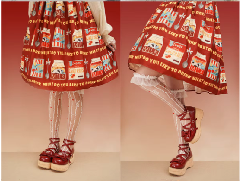 MODO - Sweet Lolita Round-Toe Platform Shoes