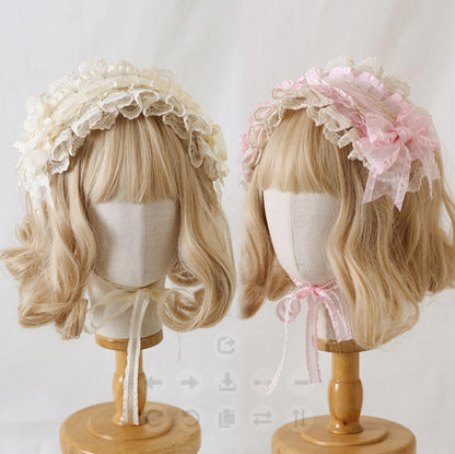 Xiaogui - Mood Limited - Elegant Lolita Headdress Bow Lace KC