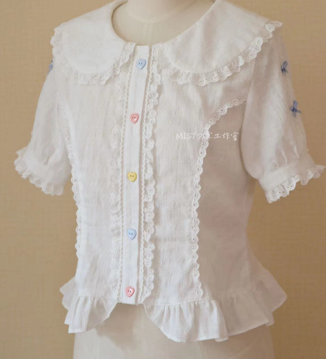 MIST - Kawaii Lolita Lace Shirt