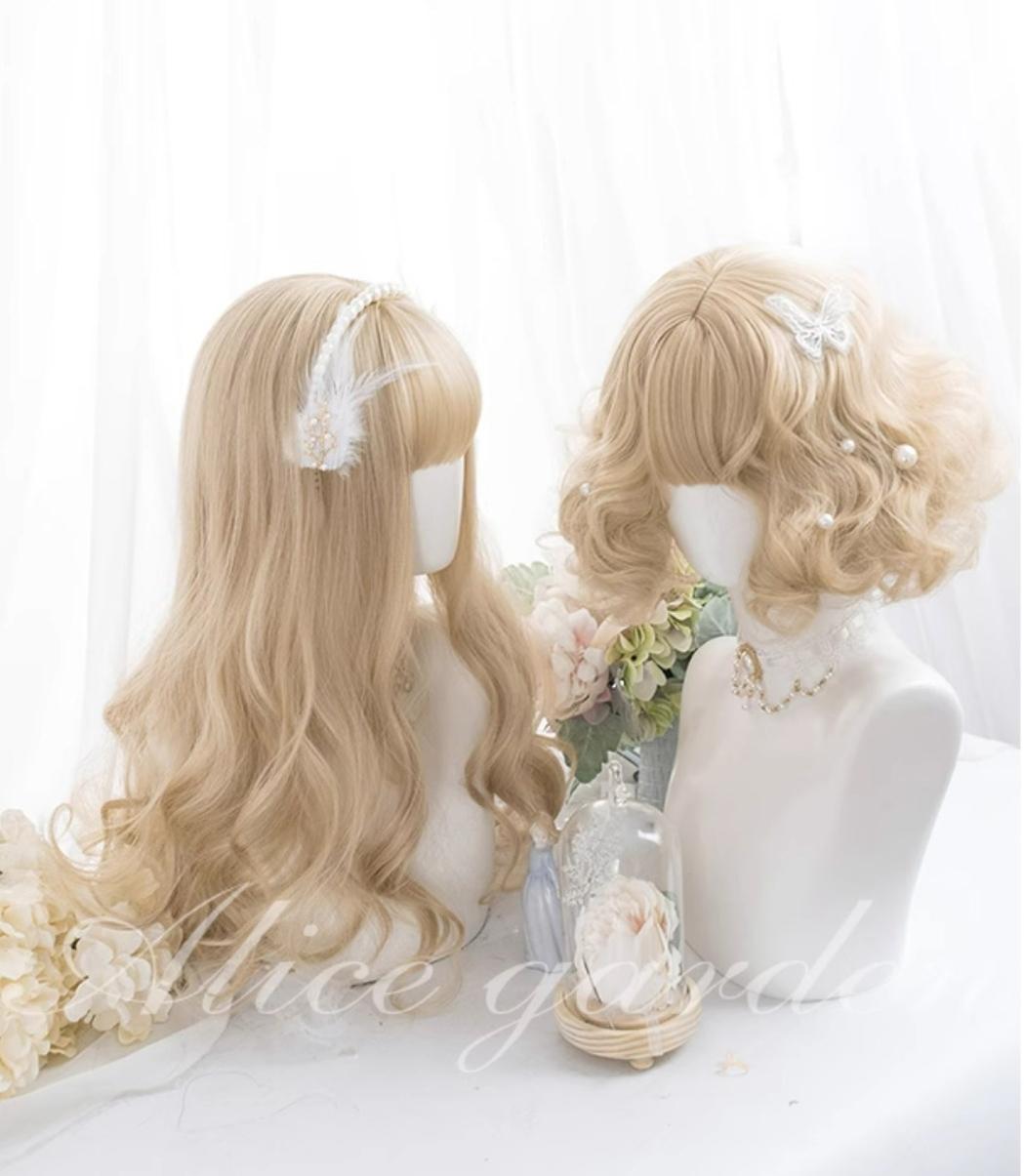 Alicegarden - Kawaii Casual Lolita Blonde Curly Wig