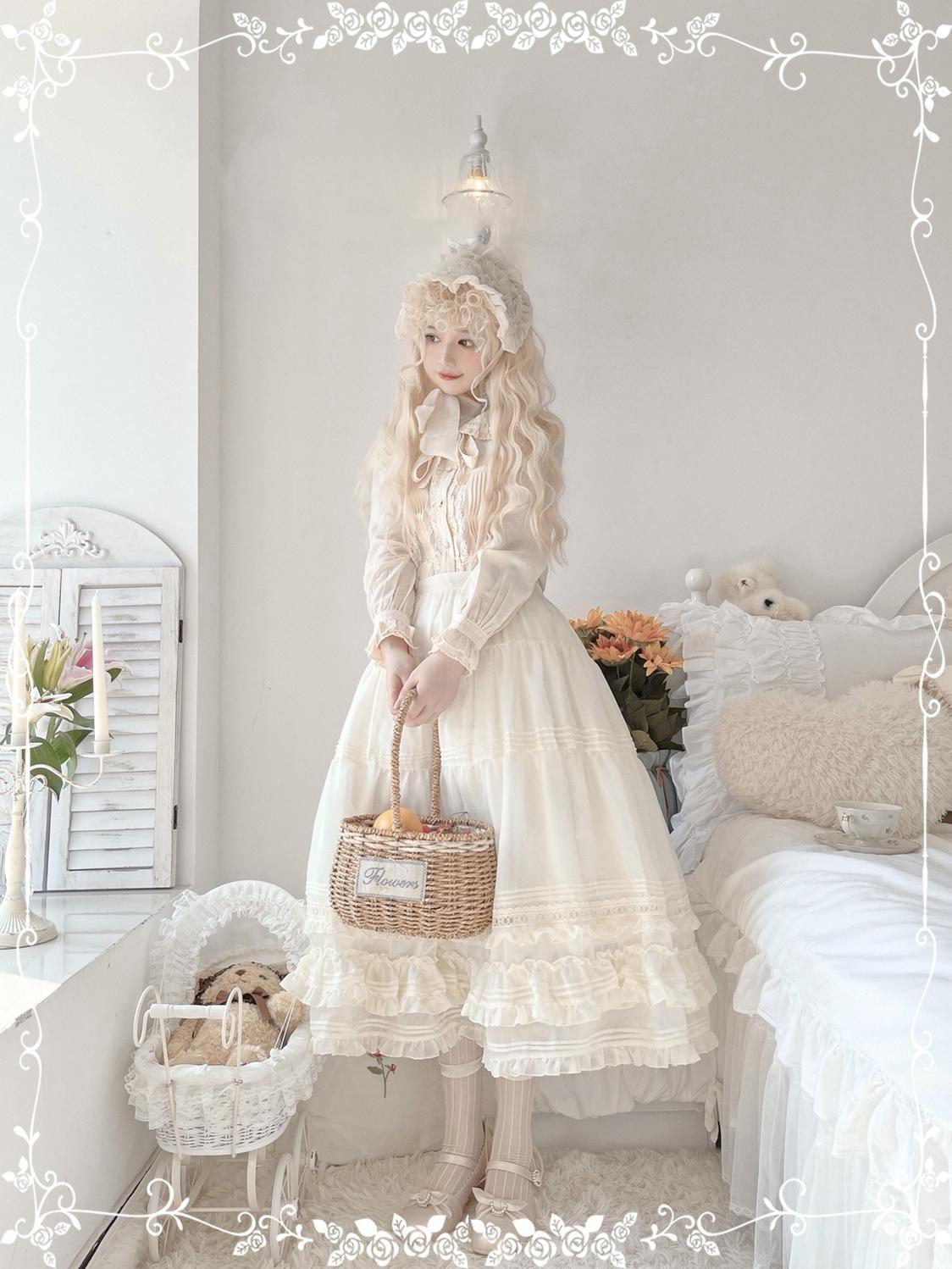 Tiny Garden - Swallowtail Butterfly - Elegant Lolita Salopette Multicolors