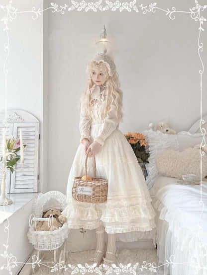 Tiny Garden - Swallowtail Butterfly - Elegant Lolita Salopette Multicolors