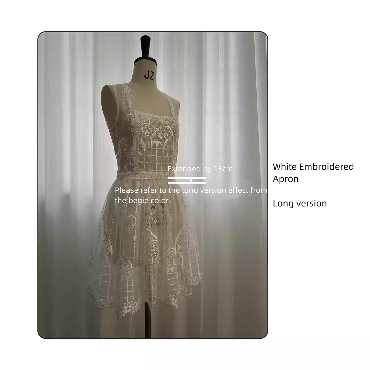 SUSIN - Night Traveler - Classic and Elegant Gothic Dress with Colorful Window Prints