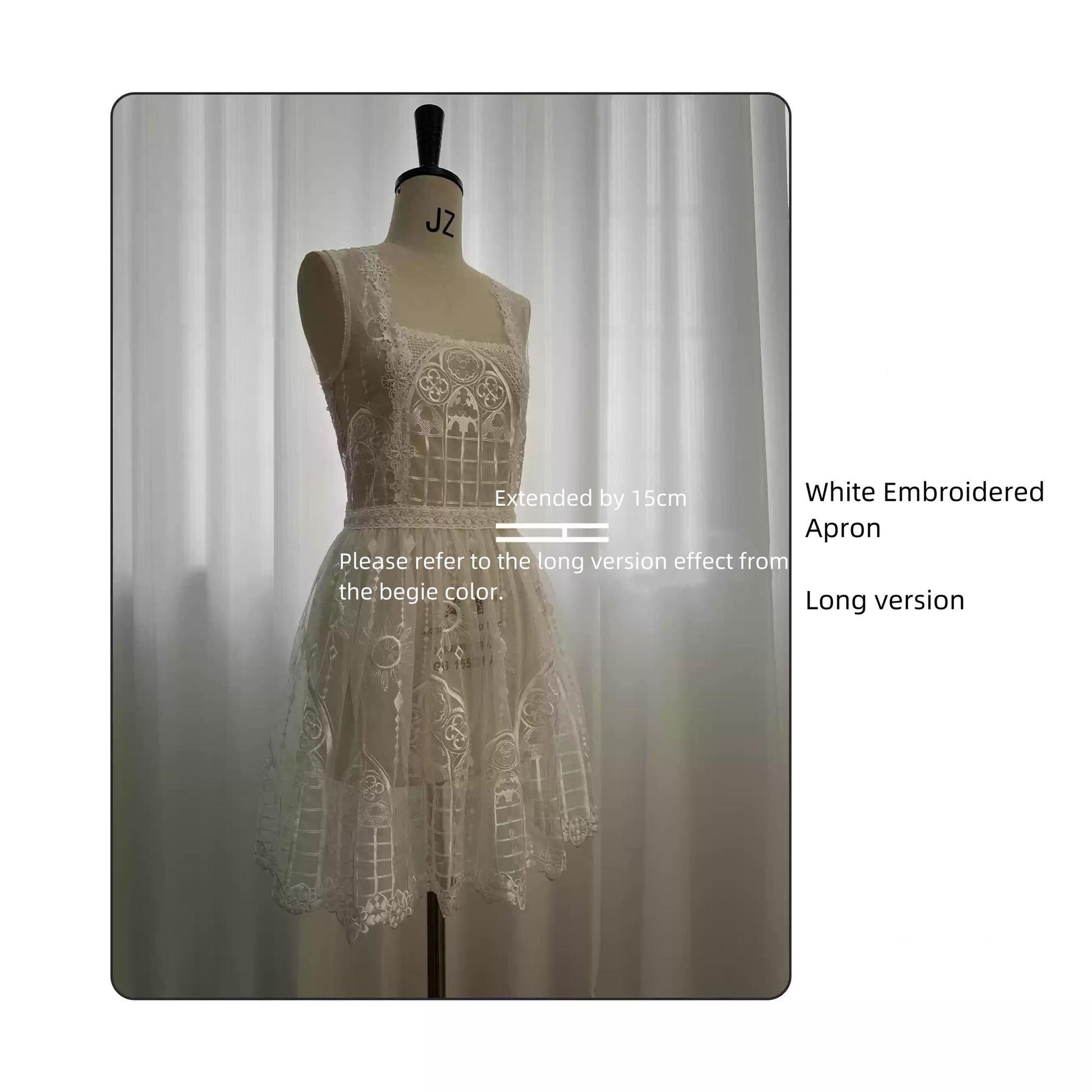 SUSIN - Night Traveler - Classic and Elegant Gothic Dress with Colorful Window Prints