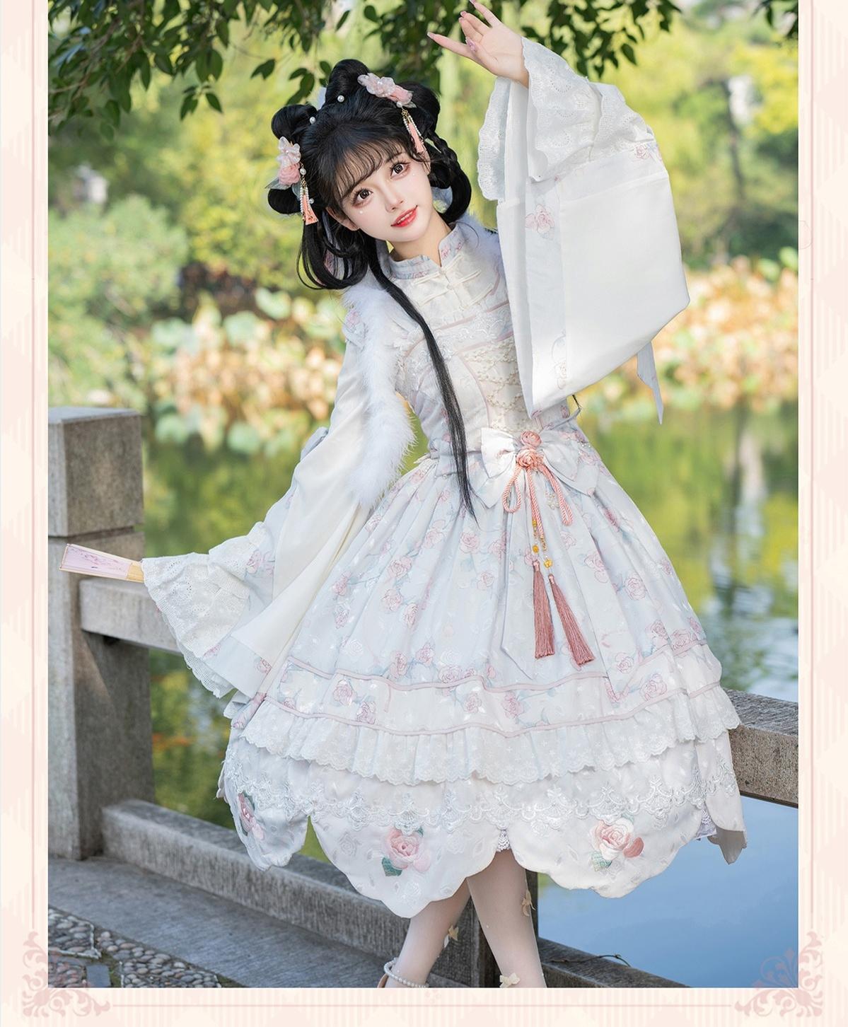Bramble Rose - Exquisite Luo Shen - Qi Lolita OP Dress Chinese Style Lolita JSK