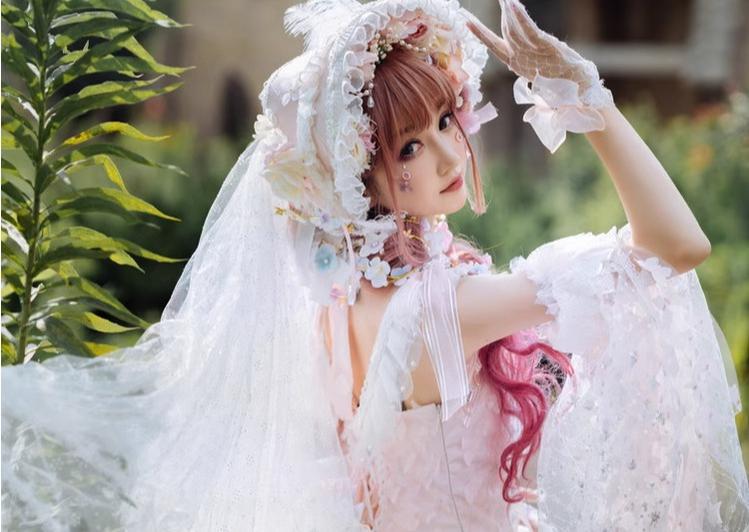 Cat Fair - Sakura Girl - Wedding Lolita Hair Accessories Bridal Hat Veil