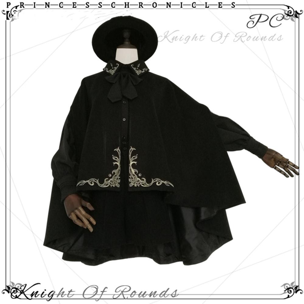 Princess Chronicles - Medieval Ouji Lolita Embroidered Cape