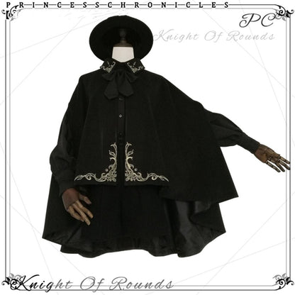 Princess Chronicles - Medieval Ouji Lolita Embroidered Cape