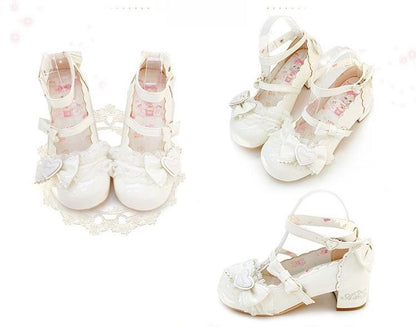 Aimee - Sakura - Sweet Lolita Heels Cute Mid-heel Mary Jane Shoes