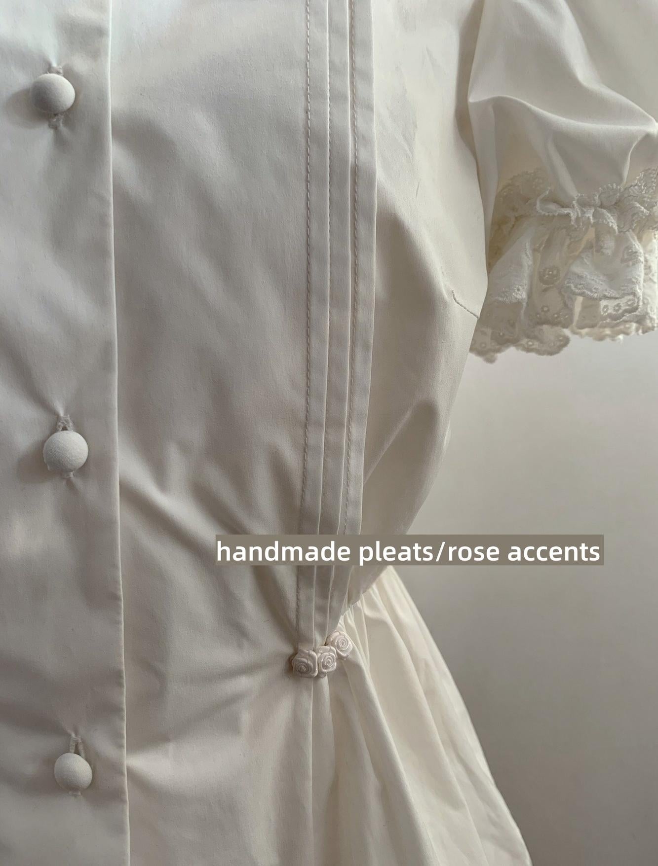 Nololita - Nightingale - Old School Lolita Shirt with Detachable Sleeves