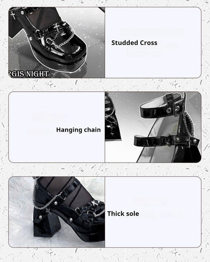 Witch's Night - Punk Lolita Heels Y2K Elegant Lolita Shoes