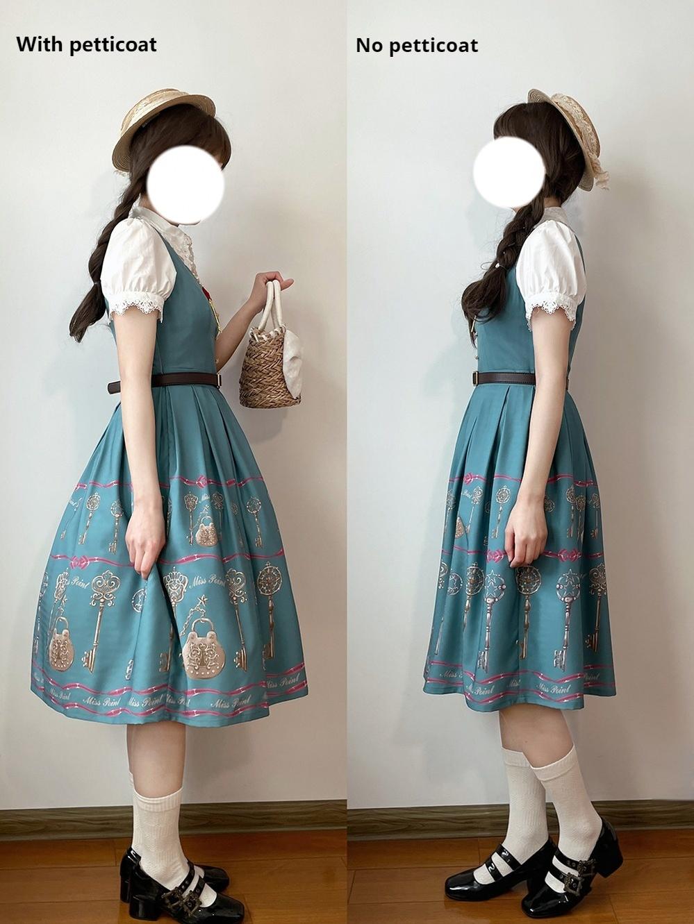 Miss Point - Antique Key - Elegant Lolita JSK Retro Lolita Dress