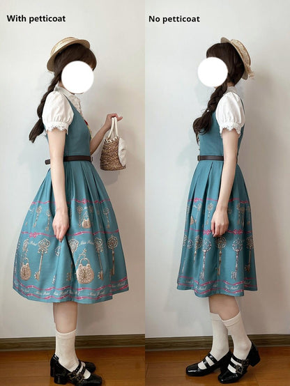 Miss Point - Antique Key - Elegant Lolita JSK Retro Lolita Dress