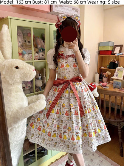 Miss Cube - Dress Up Dolls - Summer Kawaii Lolita JSK Dress Customized Size