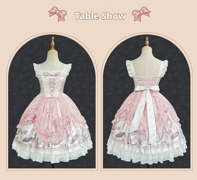 Sweet Date - Wedding Lolita Dress Bridal Elegant Retro JSK Daily Lolita Shirt