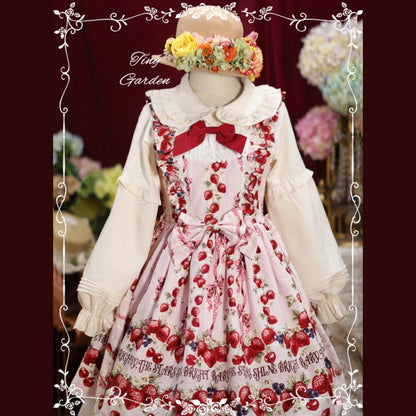 Tiny garden - Cute Lolita Blouse Long Sleeve Lolita Shirt